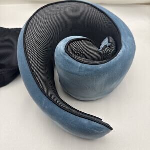 Neck Pillow, Travel Pillow uses Memory Foam to Support Neck Comfort, Light Blue